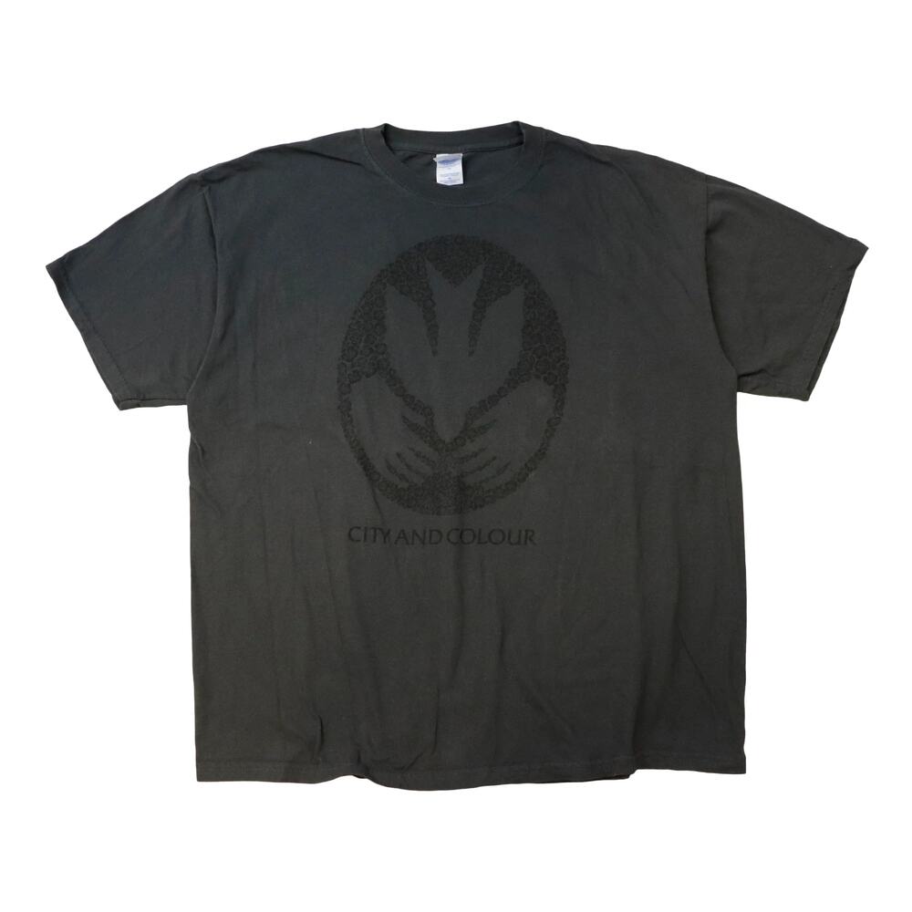 Vintage  City And Colour Dark Grey T-Shirt Size XL